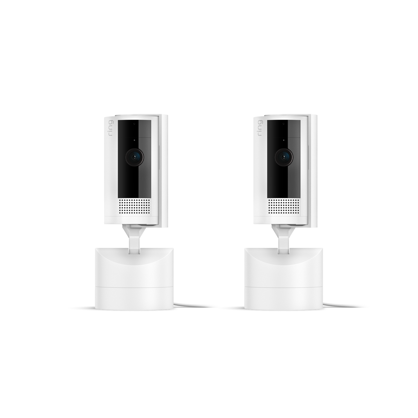 Weiß:2er-Set Bewegliche Innenkamera (Pan-Tilt Indoor Camera)