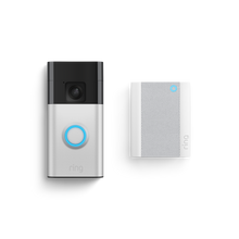 Nickel matt:Akku-Videotürklingel + Chime (2. Gen.)