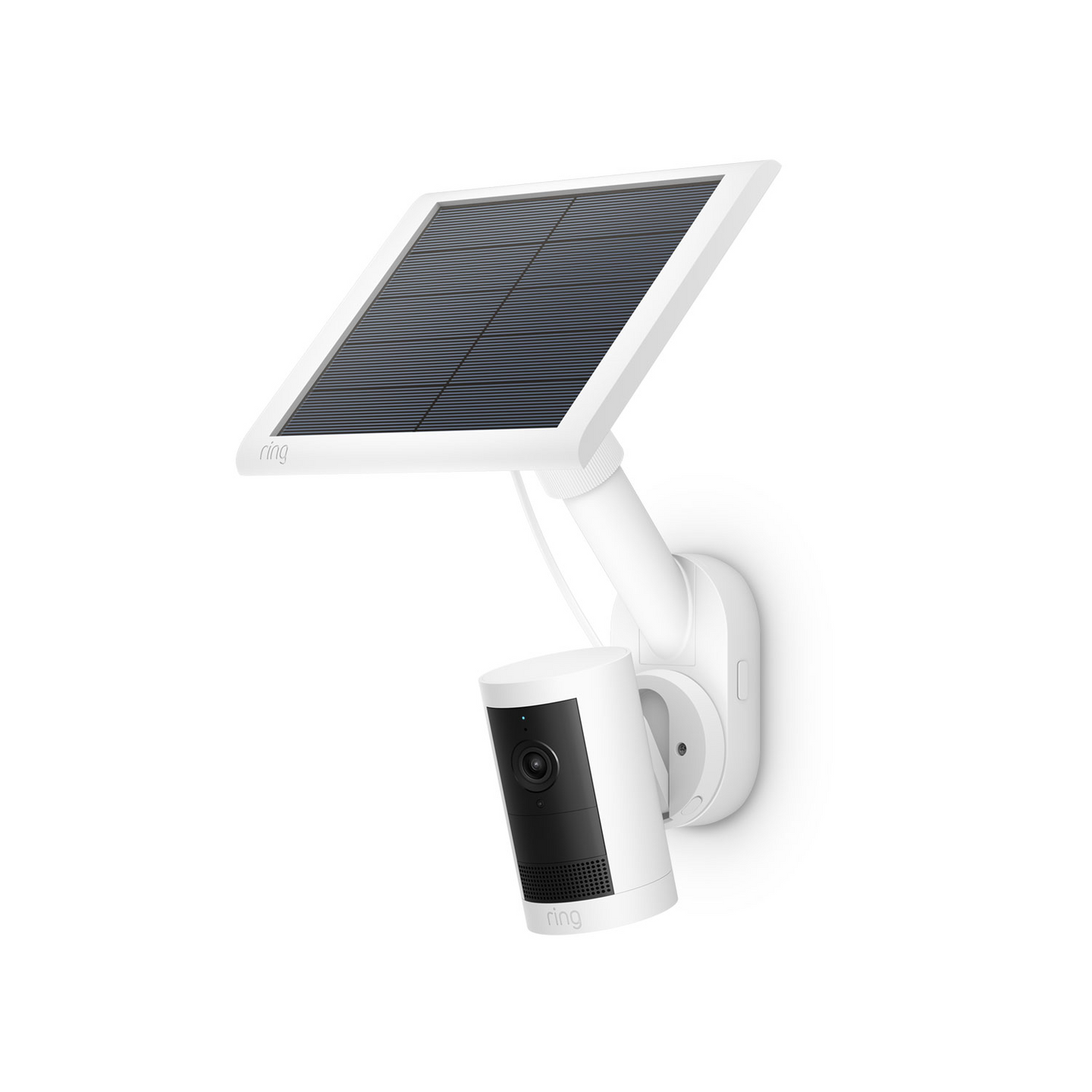 Weiß:Mast- und Wandhalterung (Für Kameras und Solarpanels)