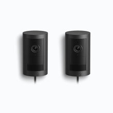 Schwarz:2er-Set Außenkamera Plus Netzstecker (Outdoor Camera Plus)