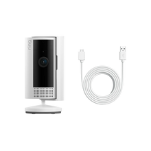 Weiß:Innenkamera 2. Gen. + 3 m langes USB-A- auf Micro-USB-Netzkabel